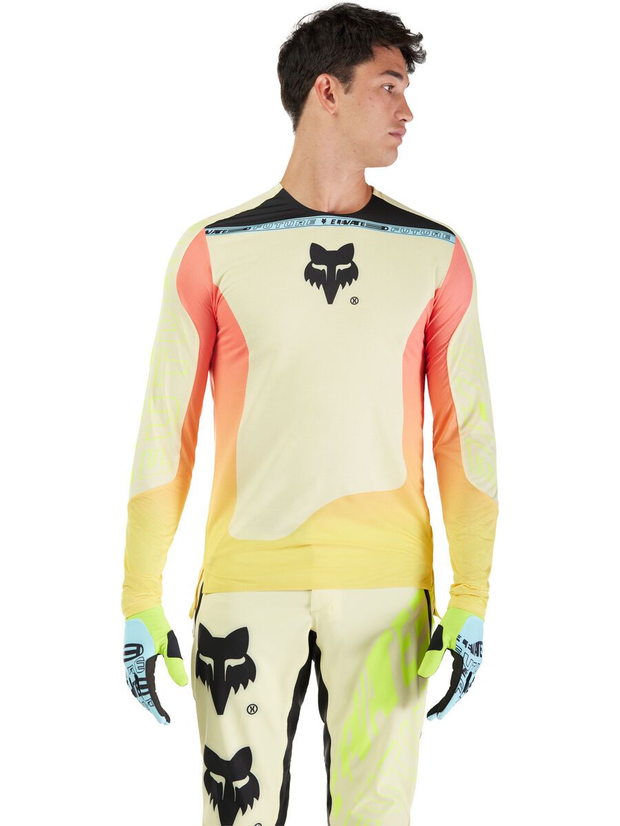 Fox Flexair LS Jersey Elevated, lemonade - Bild 3