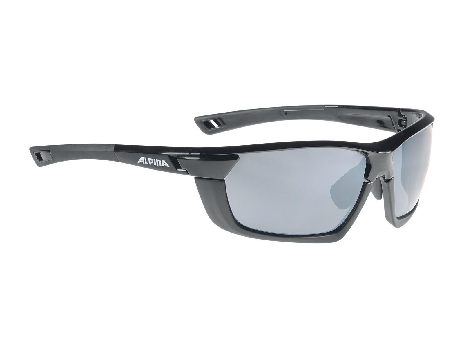 Alpina Tri-Scray MF inkl. Wechselgläser, black black matt/Lens: black mirror - Bild 1