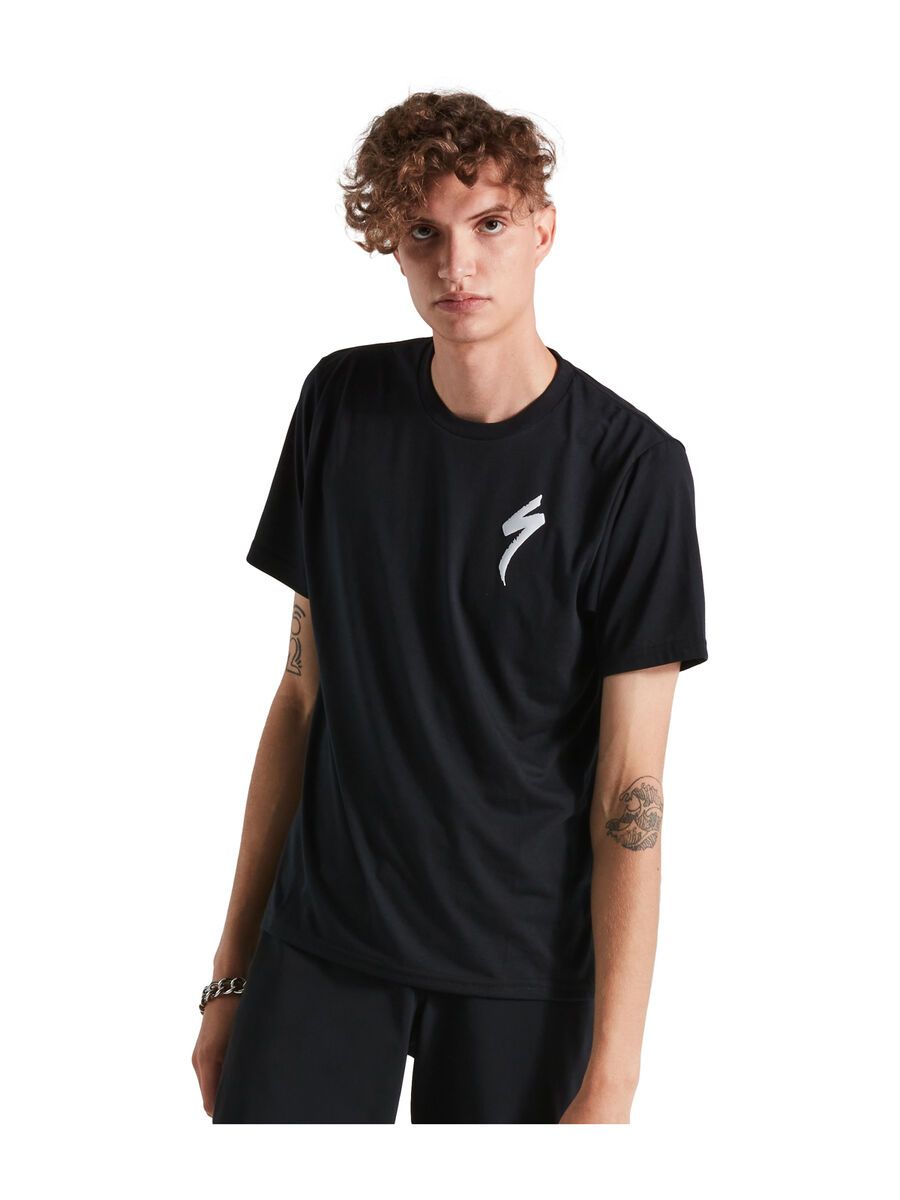 Specialized Men's S-Logo T-Shirt, black | BIKER-BOARDER.DE