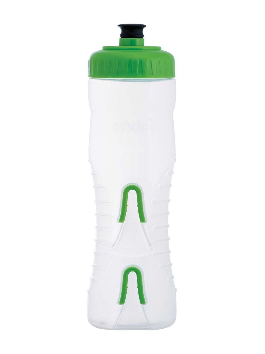 Fabric Cageless Waterbottle 750 ml, clear/green - Bild 2