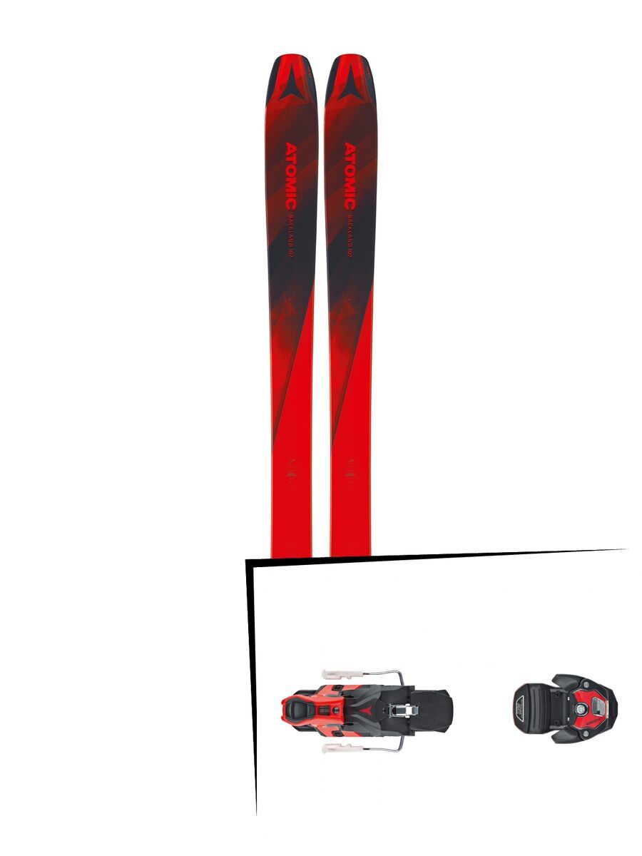 Set: Atomic Backland 107 2019 + Atomic Warden MNC 13 black/red - Bild 1