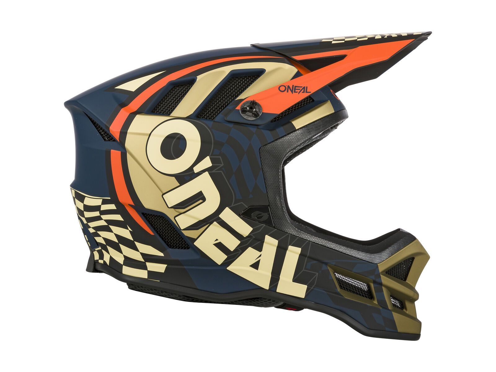 ONeal Blade Polyacrylite Helmet Zyphr, blue/orange - Bild 3