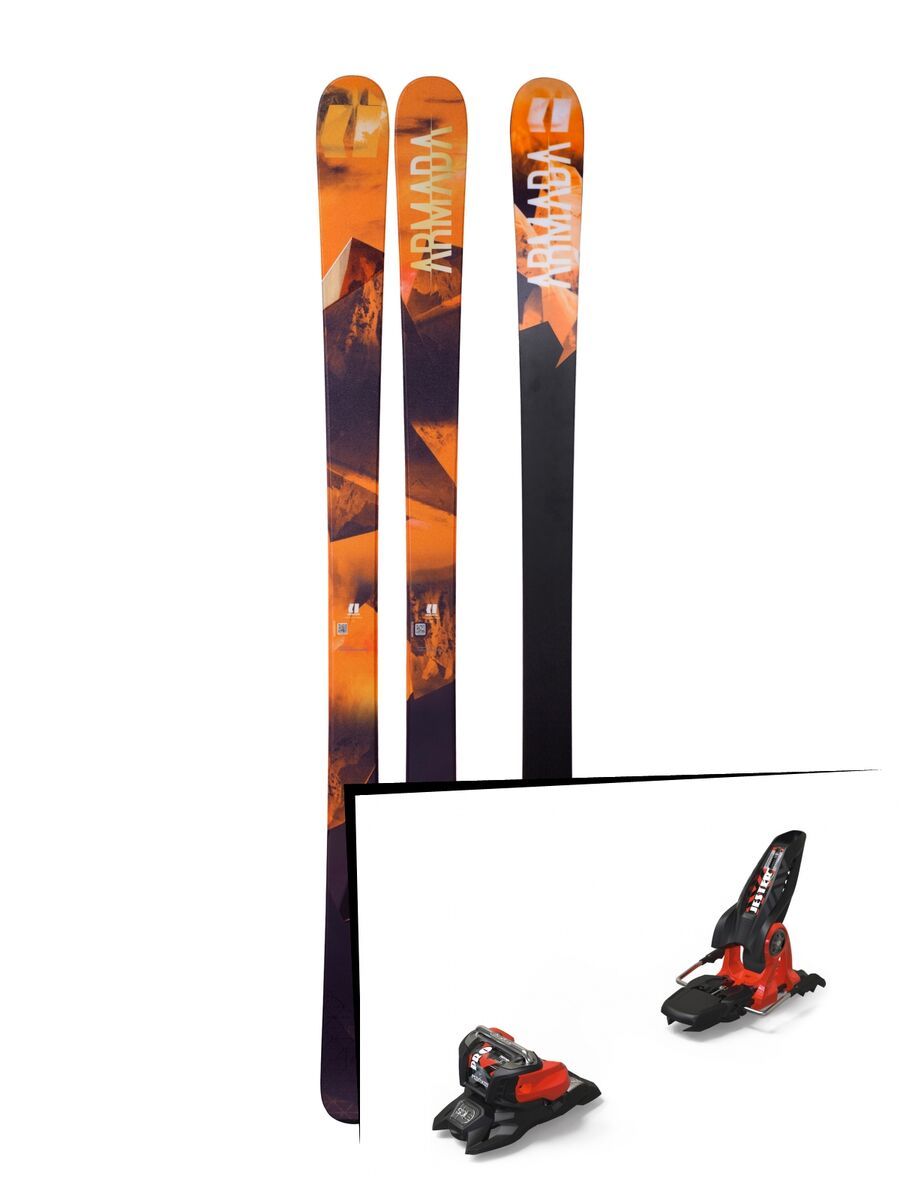 Set: Armada Invictus 85 2018 + Marker Jester 18 Pro ID black/flo-red - Bild 1