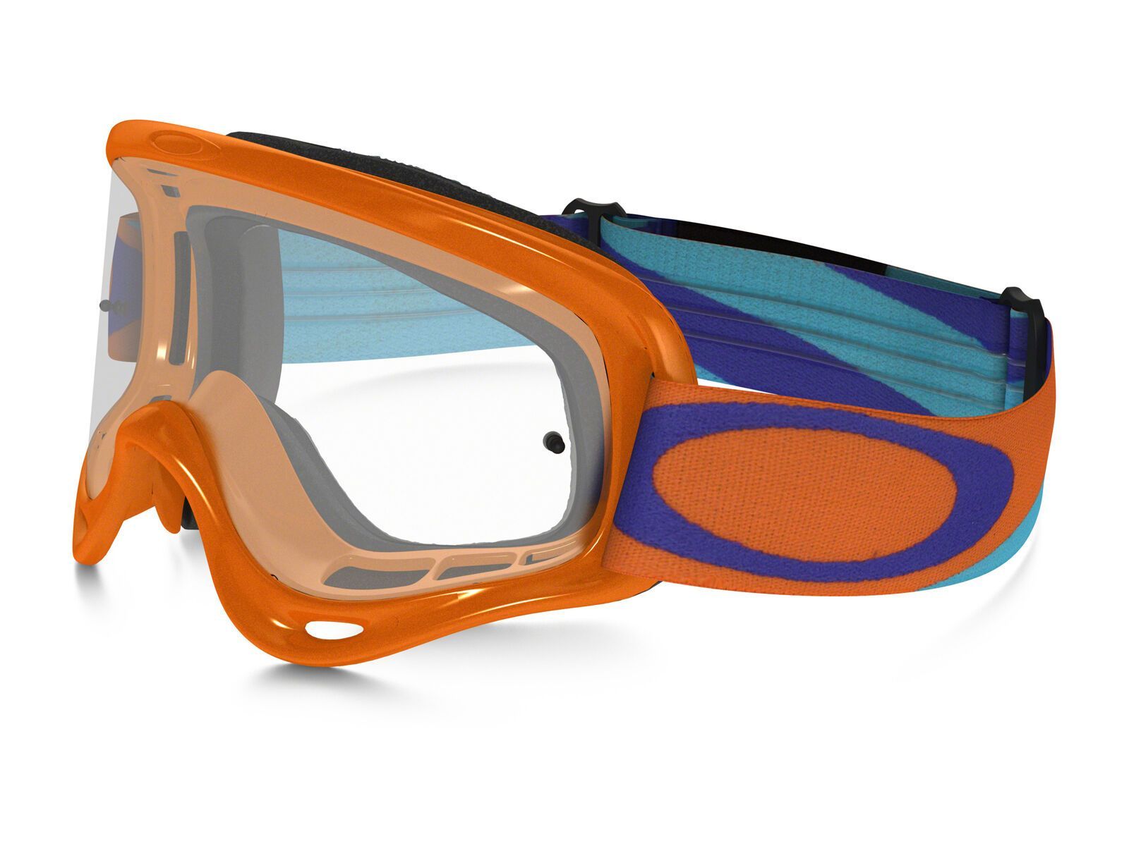 Oakley O-Frame MX XS Heritage Racer Goggle, bright orange/Lens: clear - Bild 1