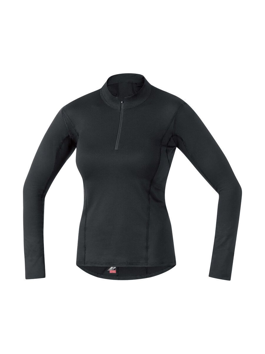 GOREWEAR M Damen Base Layer Thermo Stehkragenshirt, black - Bild 1