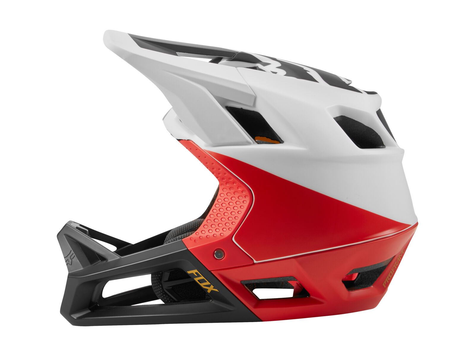 Fox Proframe Helmet Pistol, wht/blk/rd - Bild 2