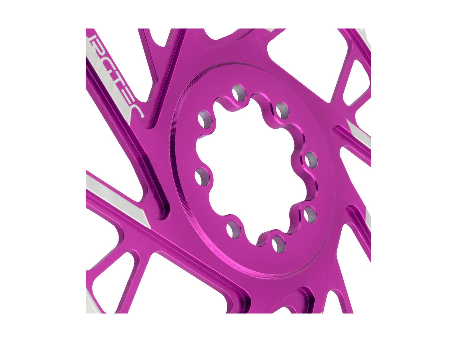 Burgtec 3 mm Offset Thick Thin Chainring SRAM 8-Bolt, purple rain - Bild 14
