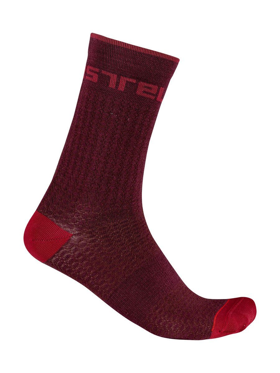 Castelli Distanza 20 Sock, pro red - Bild 1