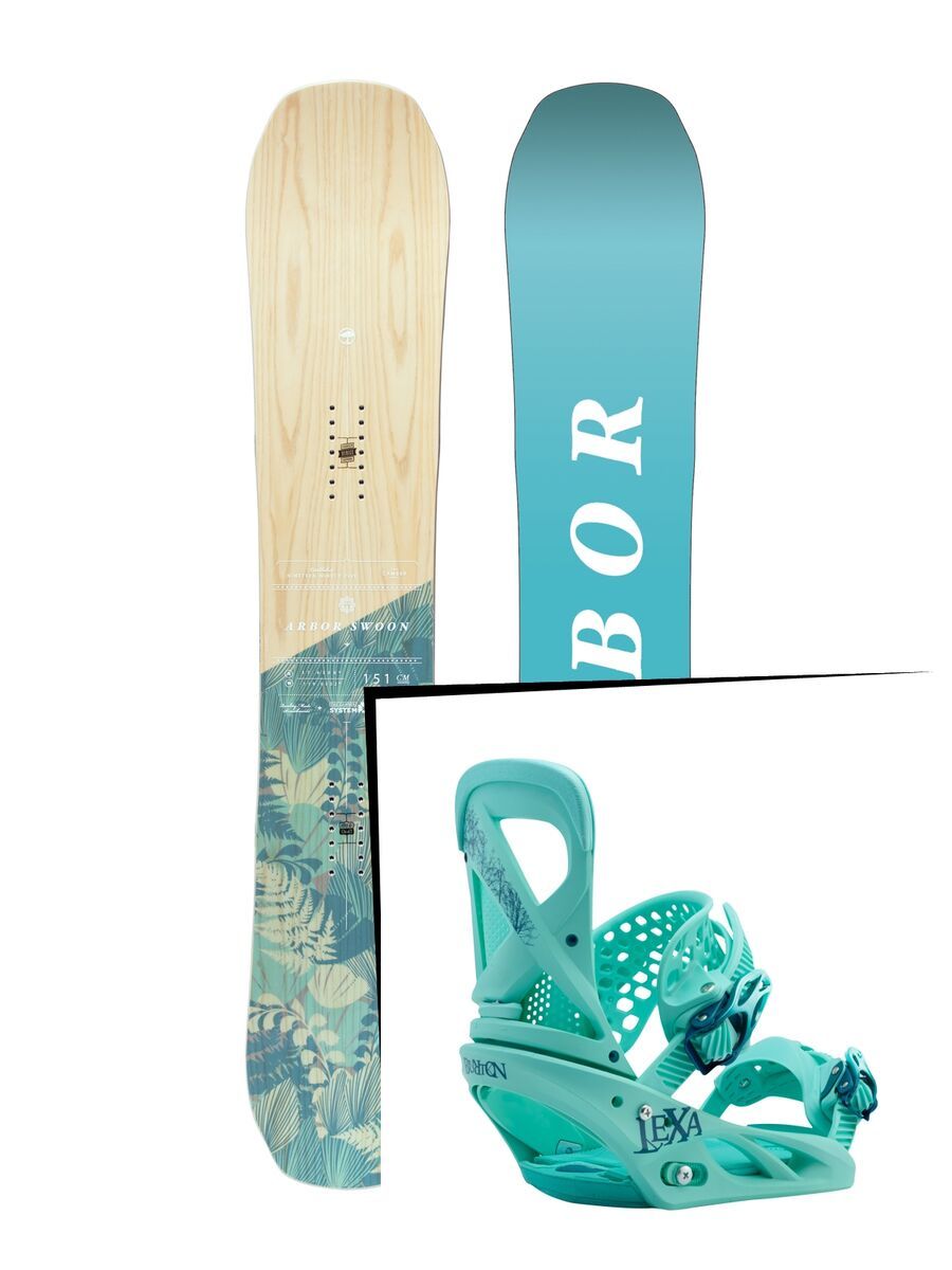 Set: Arbor Swoon Camber 2017 + Burton Lexa (1712825S) - Bild 1