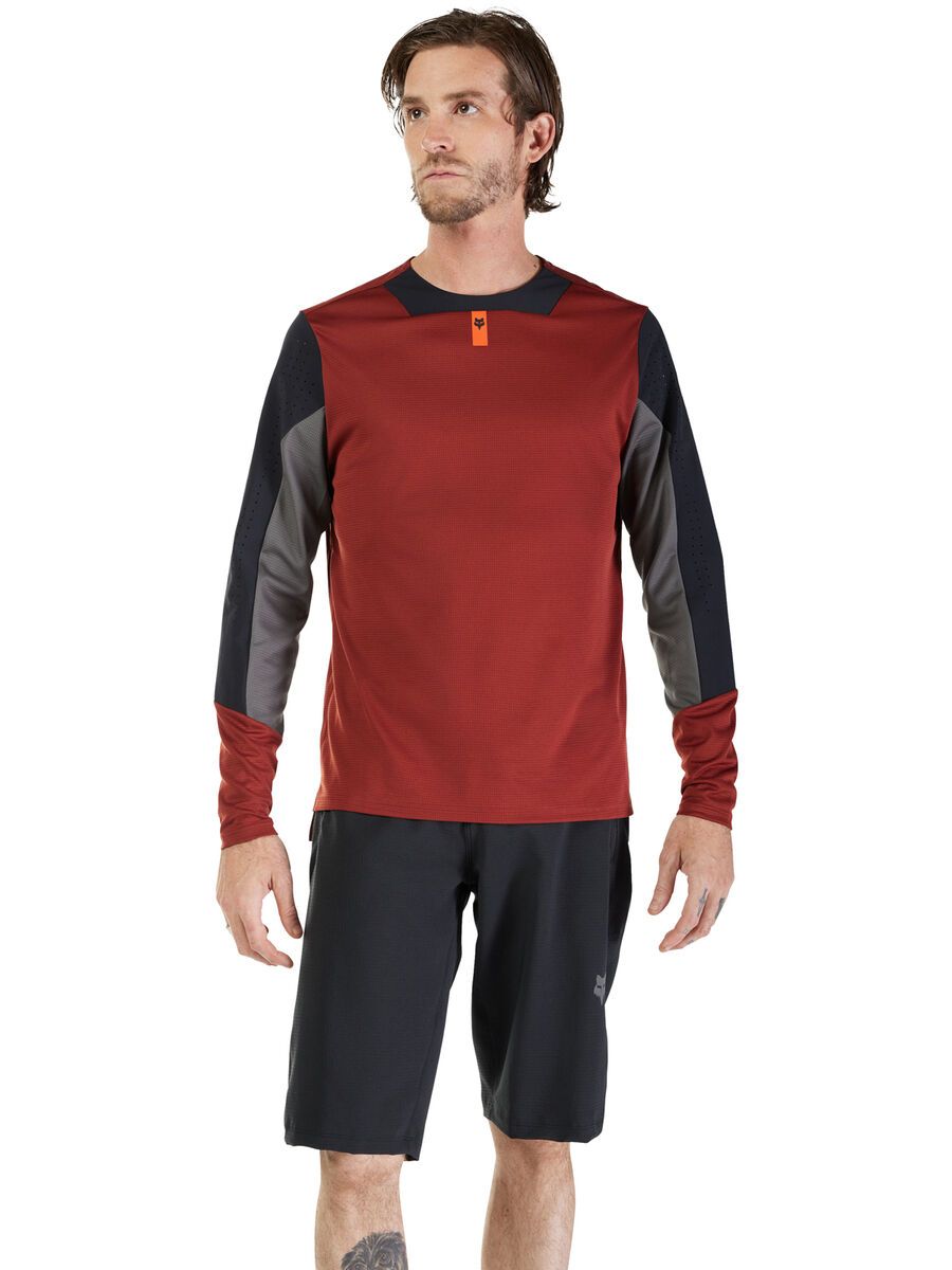 Fox Defend LS Jersey, rust - Bild 3