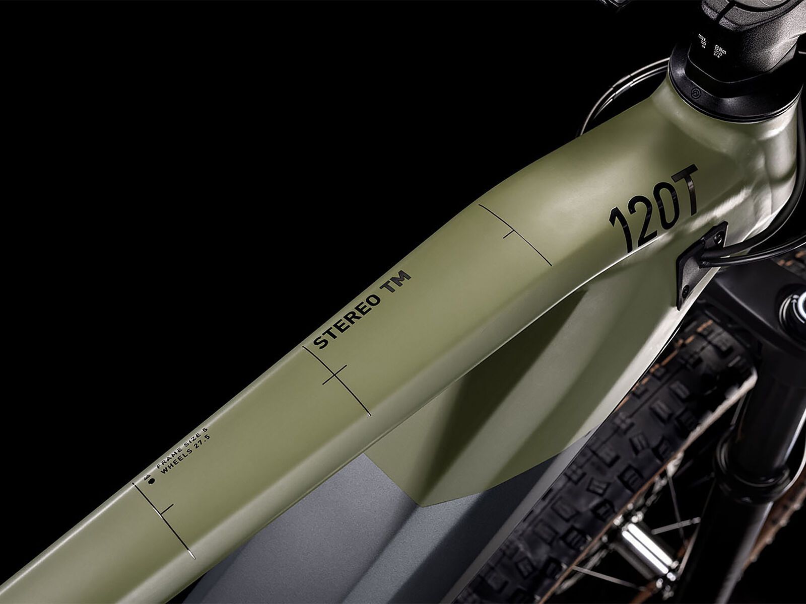 Cube Stereo Hybrid 120 TM 625 27.5, flashgrey´n´olive - Bild 2
