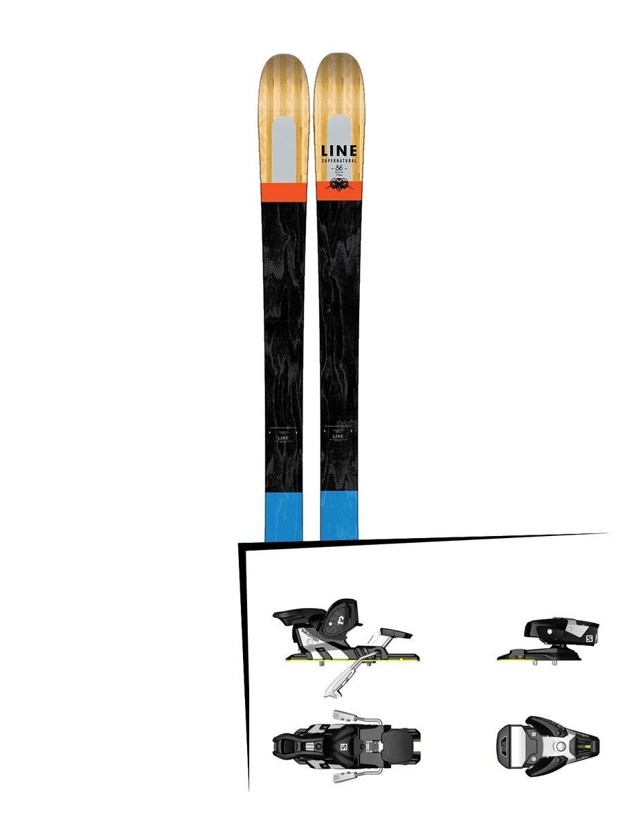 Set: Line Supernatural 86 2017 + Salomon STH2 WTR 13 (1540109) - Bild 1