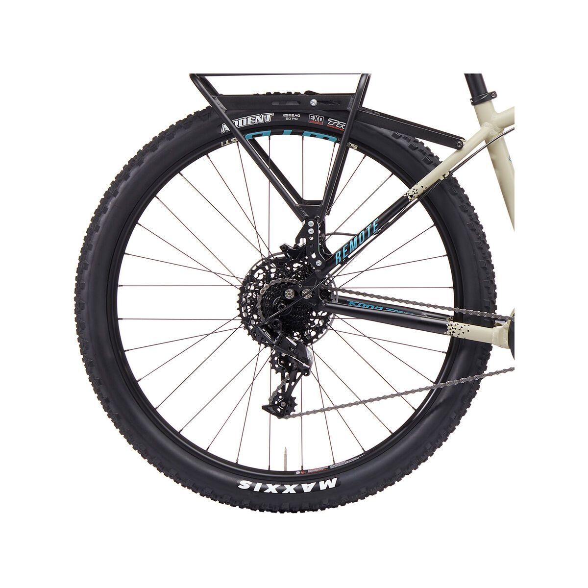 Kona Remote, matt desert tan & black w/ black, dark seafoam, & cream decals - Bild 5