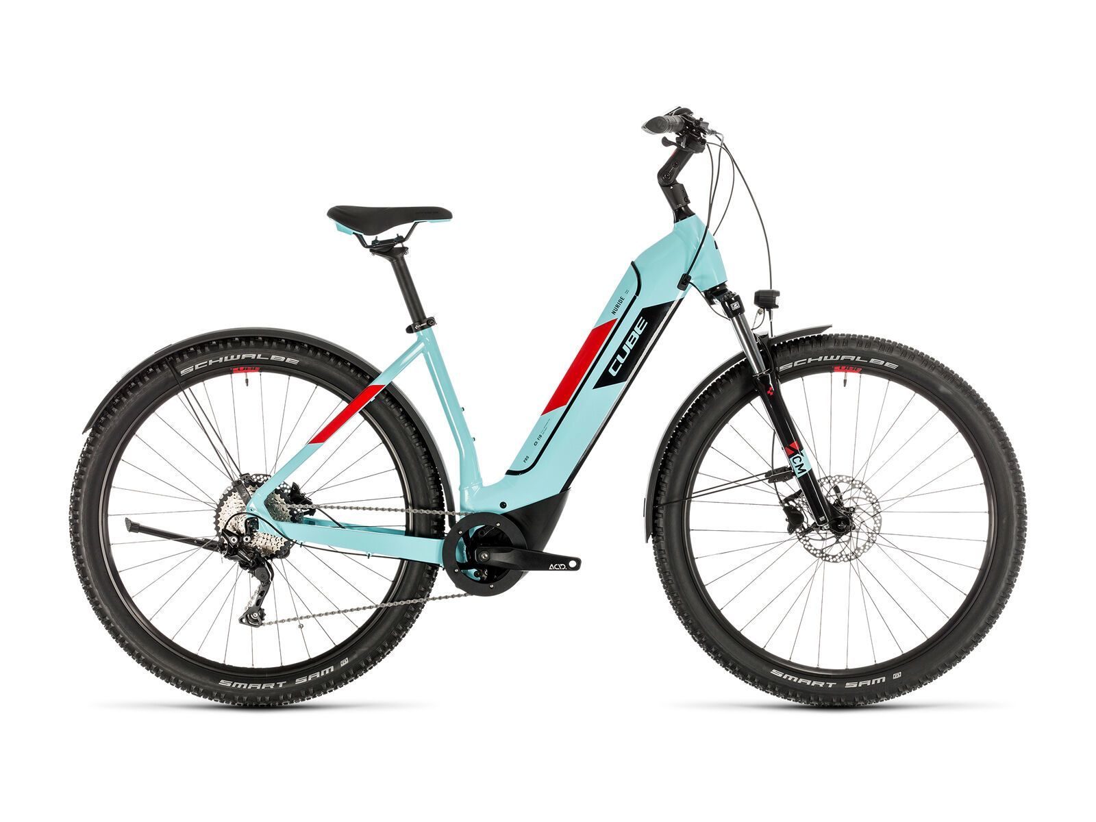 Cube Nuride Hybrid Pro Allroad 625, glacierblue´n´red - Bild 1