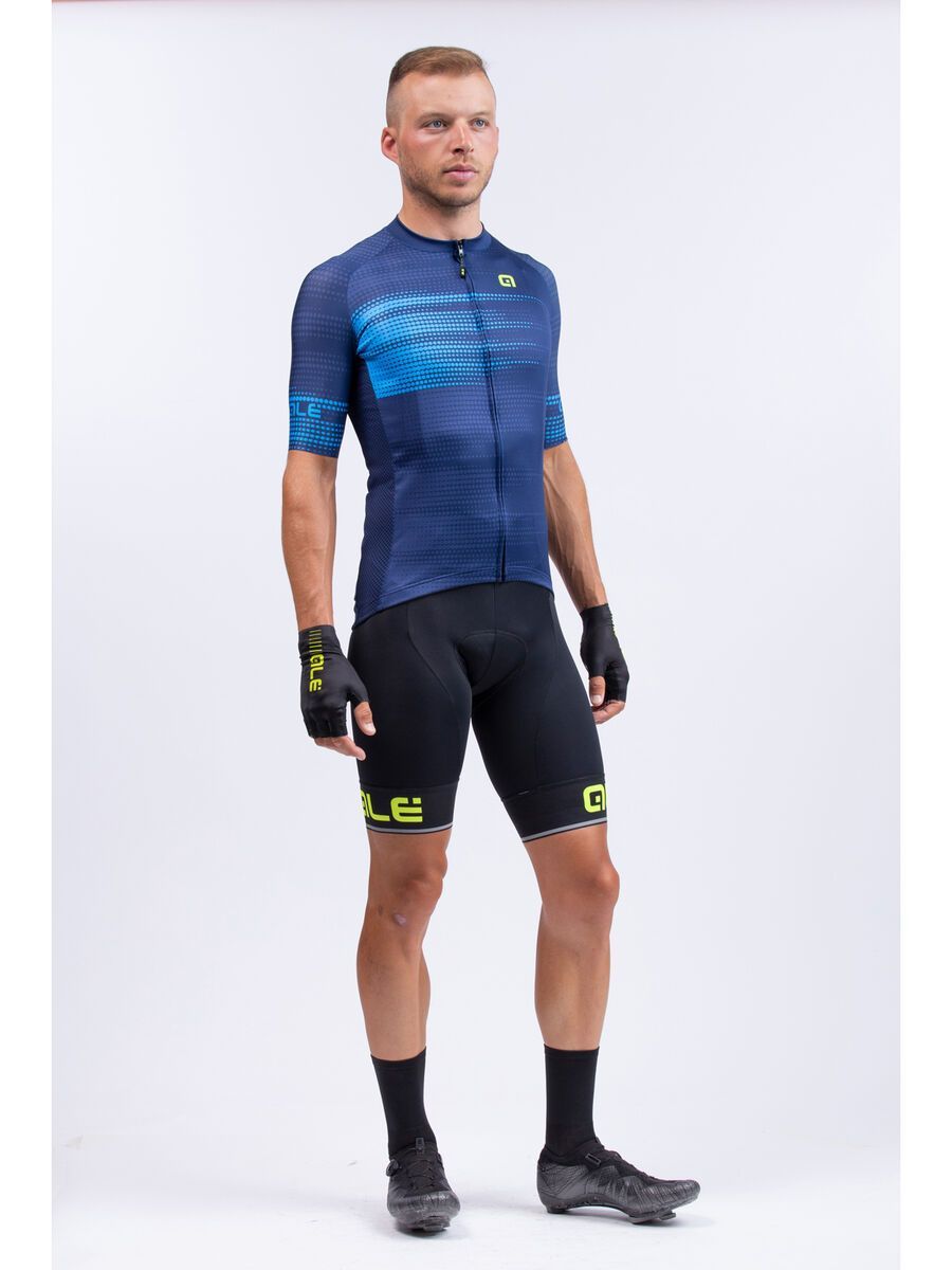 Ale Solid Turbo Short Sleeve Jersey, blue - Bild 4