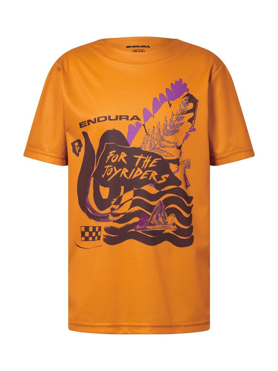 Endura Kinder Singletrack Trikot, end orange - Bild 1