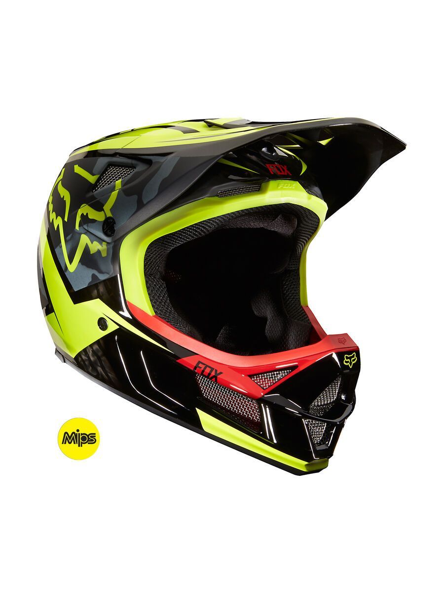 Fox Rampage Pro Carbon Helmet, demo black camo - Bild 1