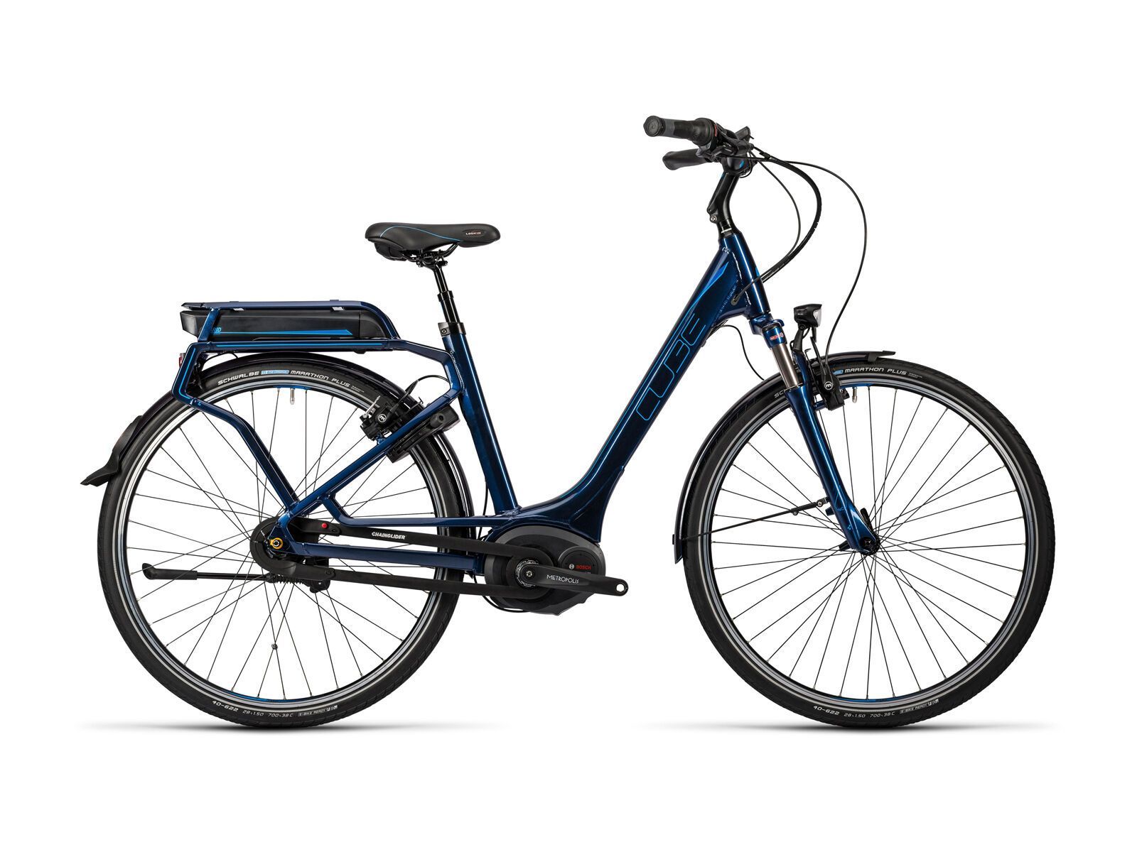 Cube Travel Hybrid Pro 500 Easy Entry, darkblue´n´flashblue - Bild 1