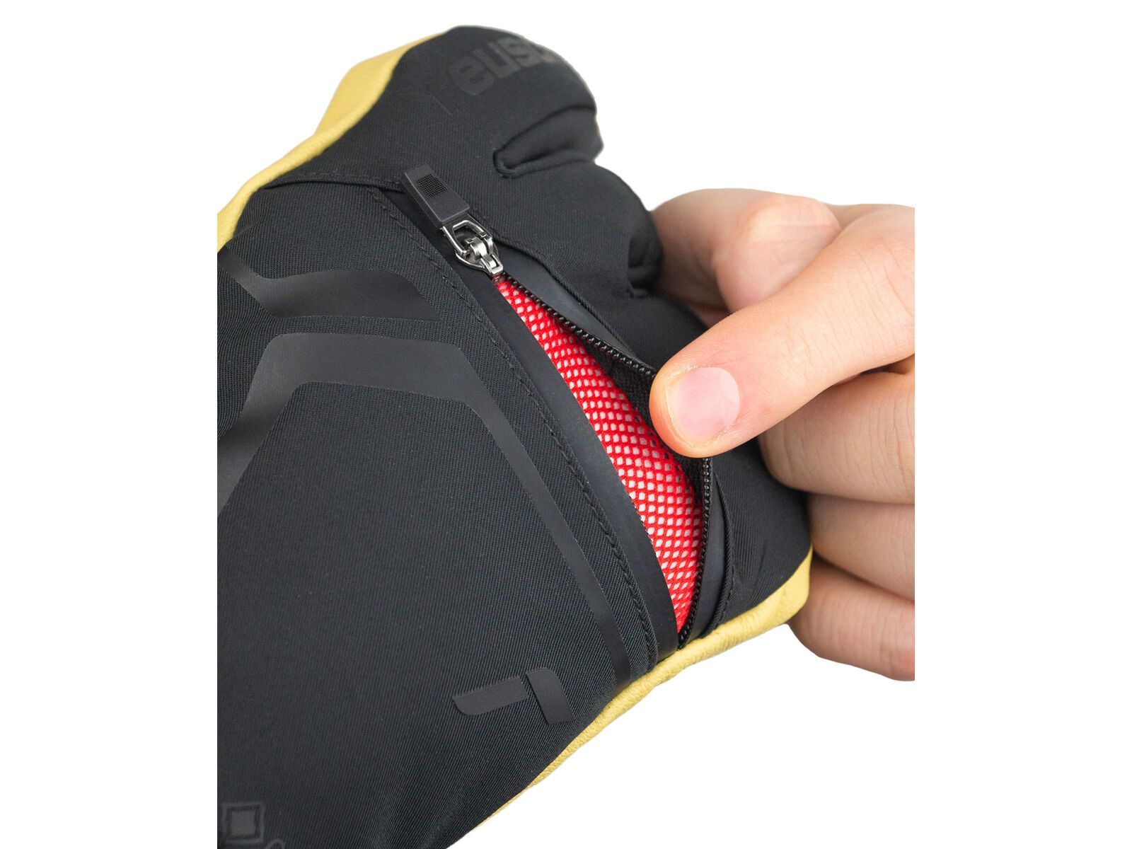 Reusch Down Spirit Gore-Tex SC, black/camel - Bild 6