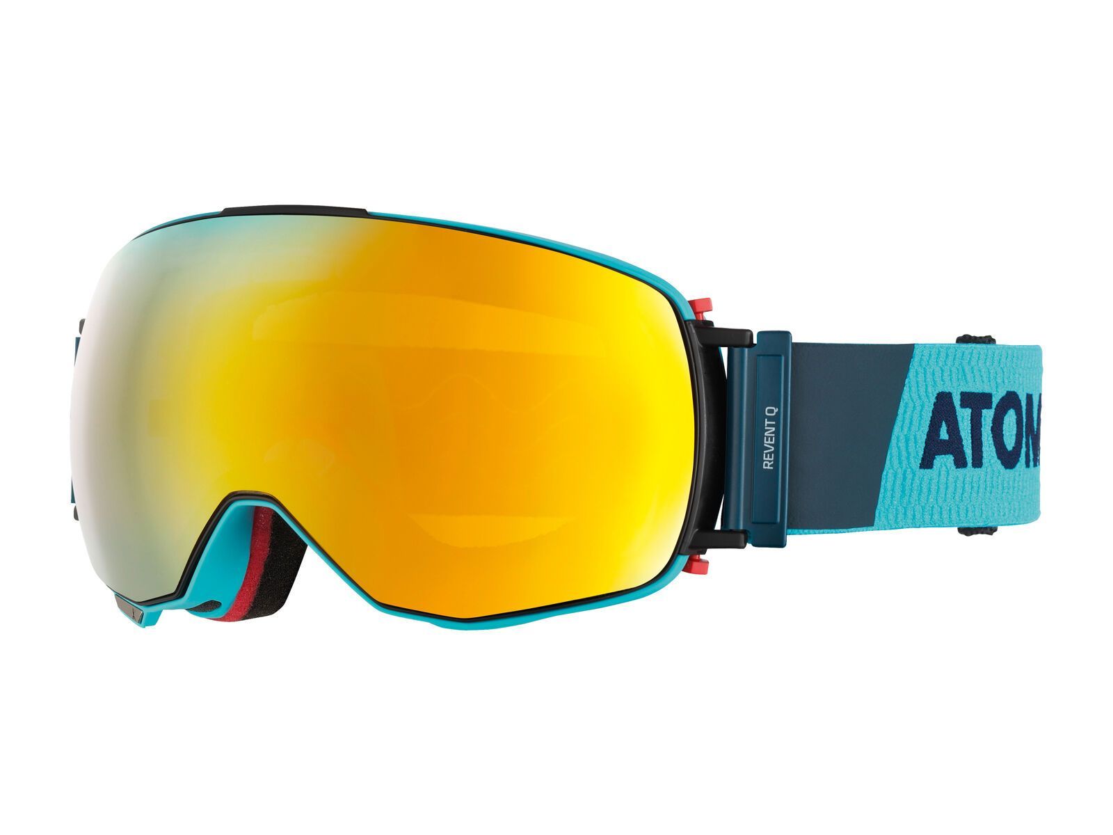 Atomic Revent Q Stereo inkl. Wechselscheibe, blue/Lens: yellow stereo - Bild 1