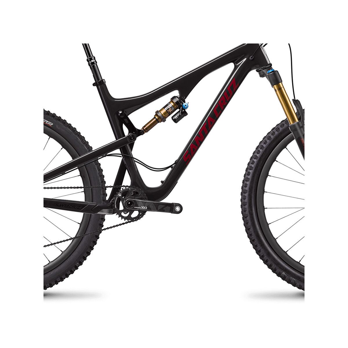 Santa Cruz Bronson CC XX1 Reserve, gloss carbon and sriracha - Bild 4