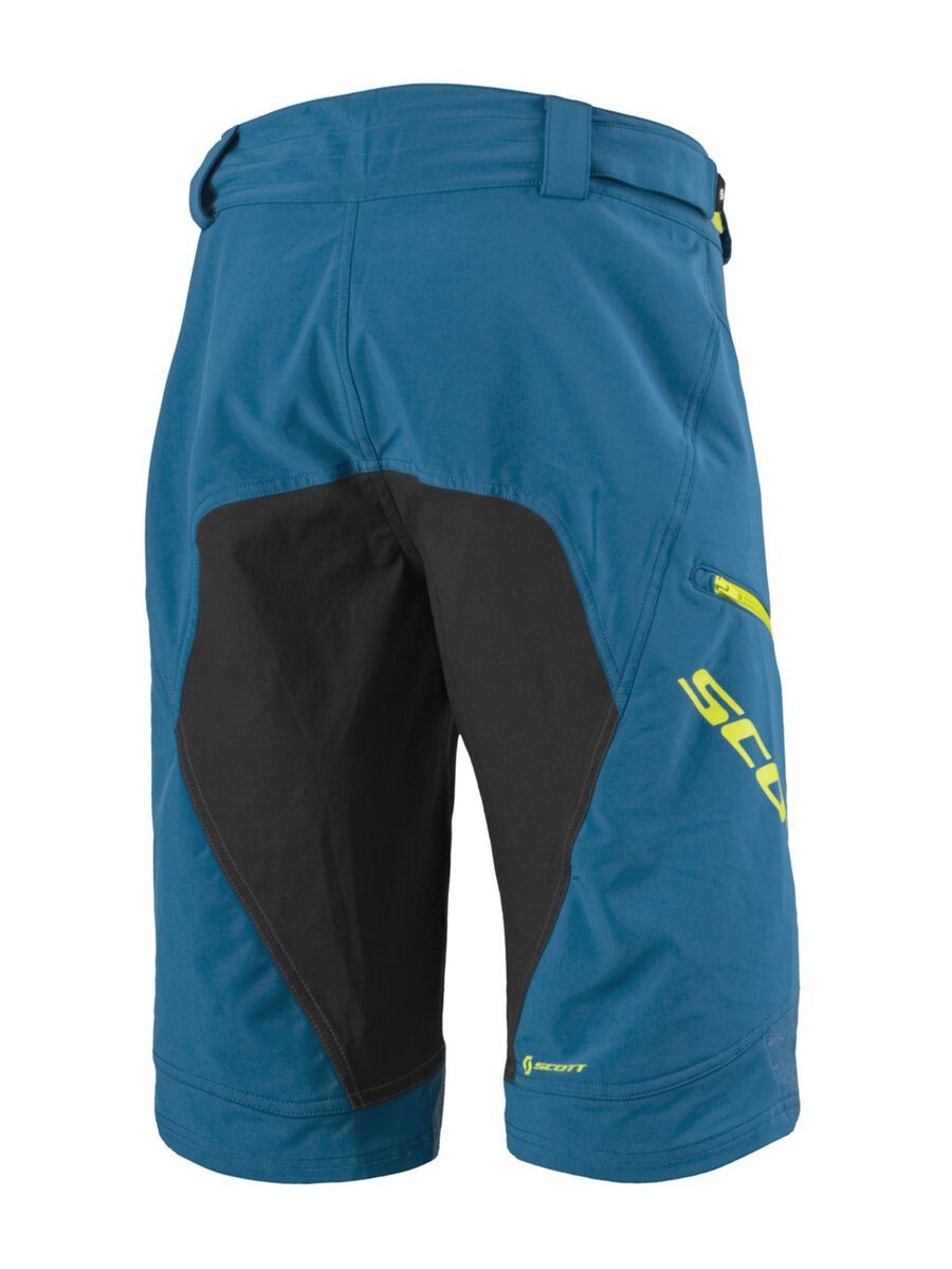 Scott Progressive Pro LS/Fit w/Pad Shorts, seaport blue/sulphur yellow - Bild 2