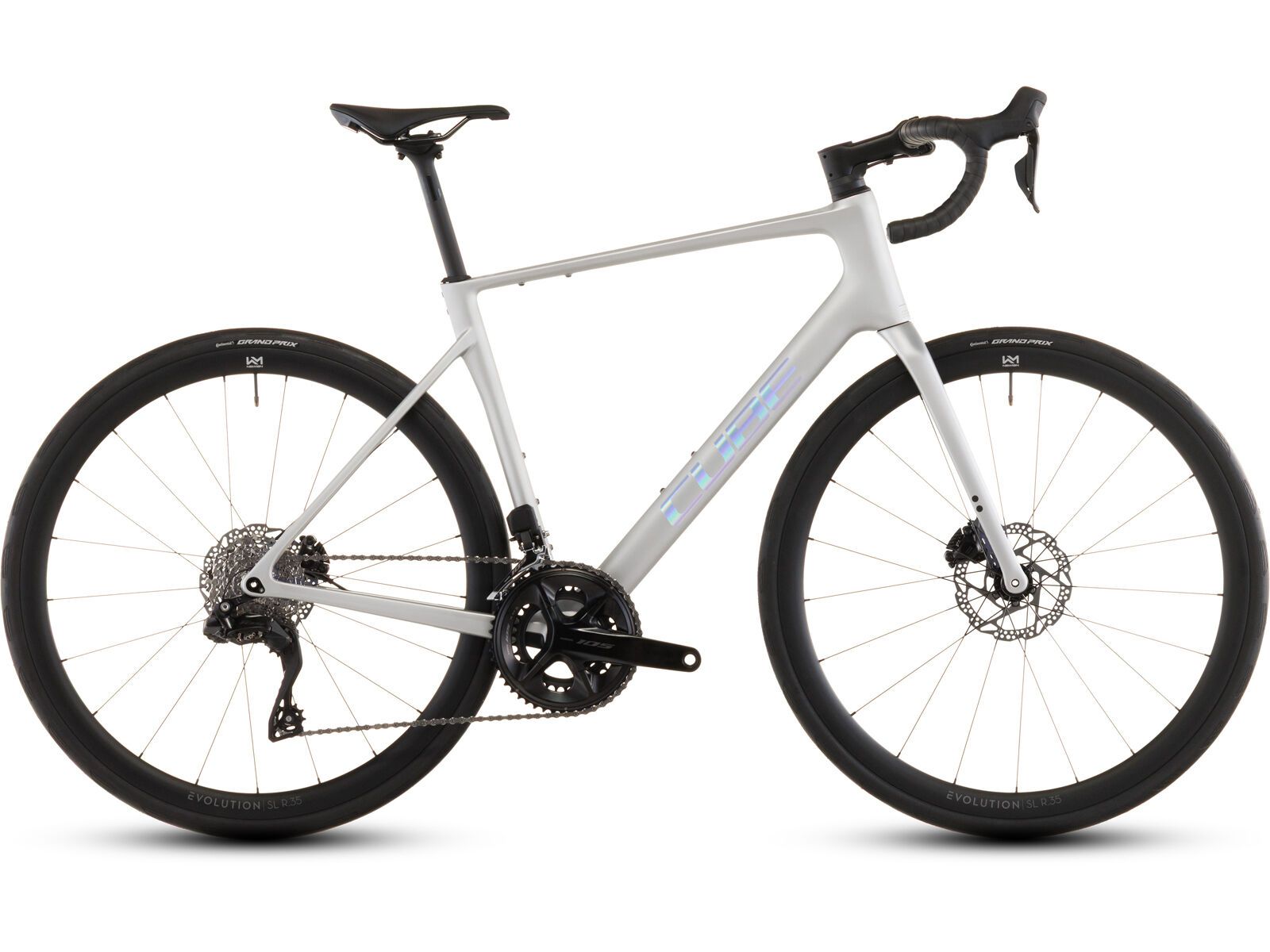 Cube Attain C:62 SLX, sleekgrey´n´prism - Bild 1