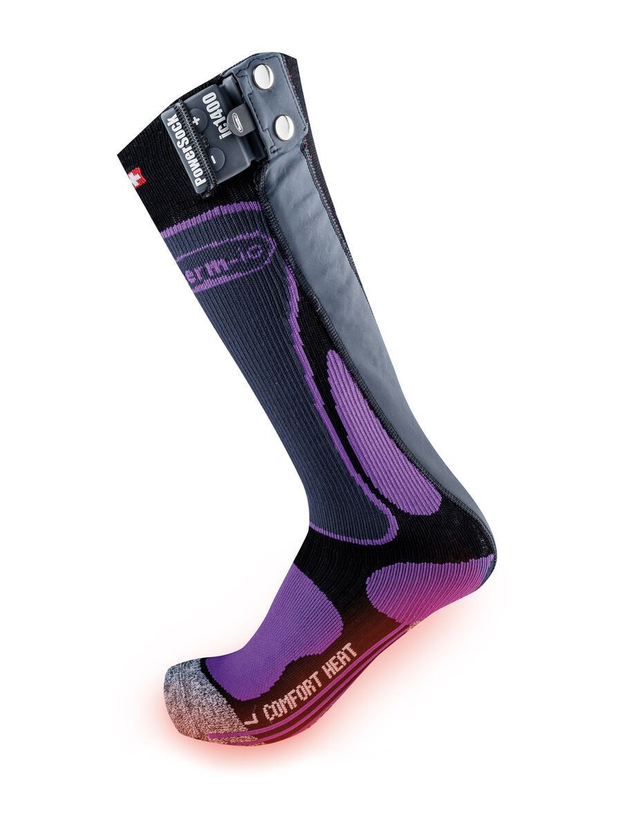 Therm-ic PowerSock Comfort Heat Ladies, black/pink - Bild 1