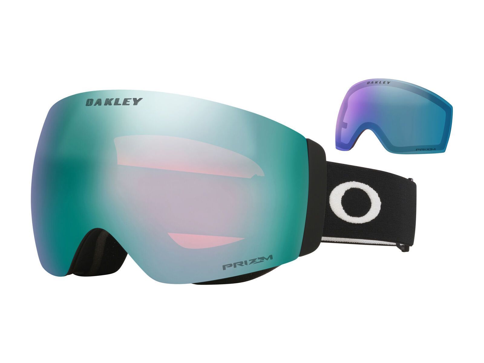 Oakley Flight Deck Pro M, Prizm Snow Sapphire Iridium & Iced / matte black - Bild 1