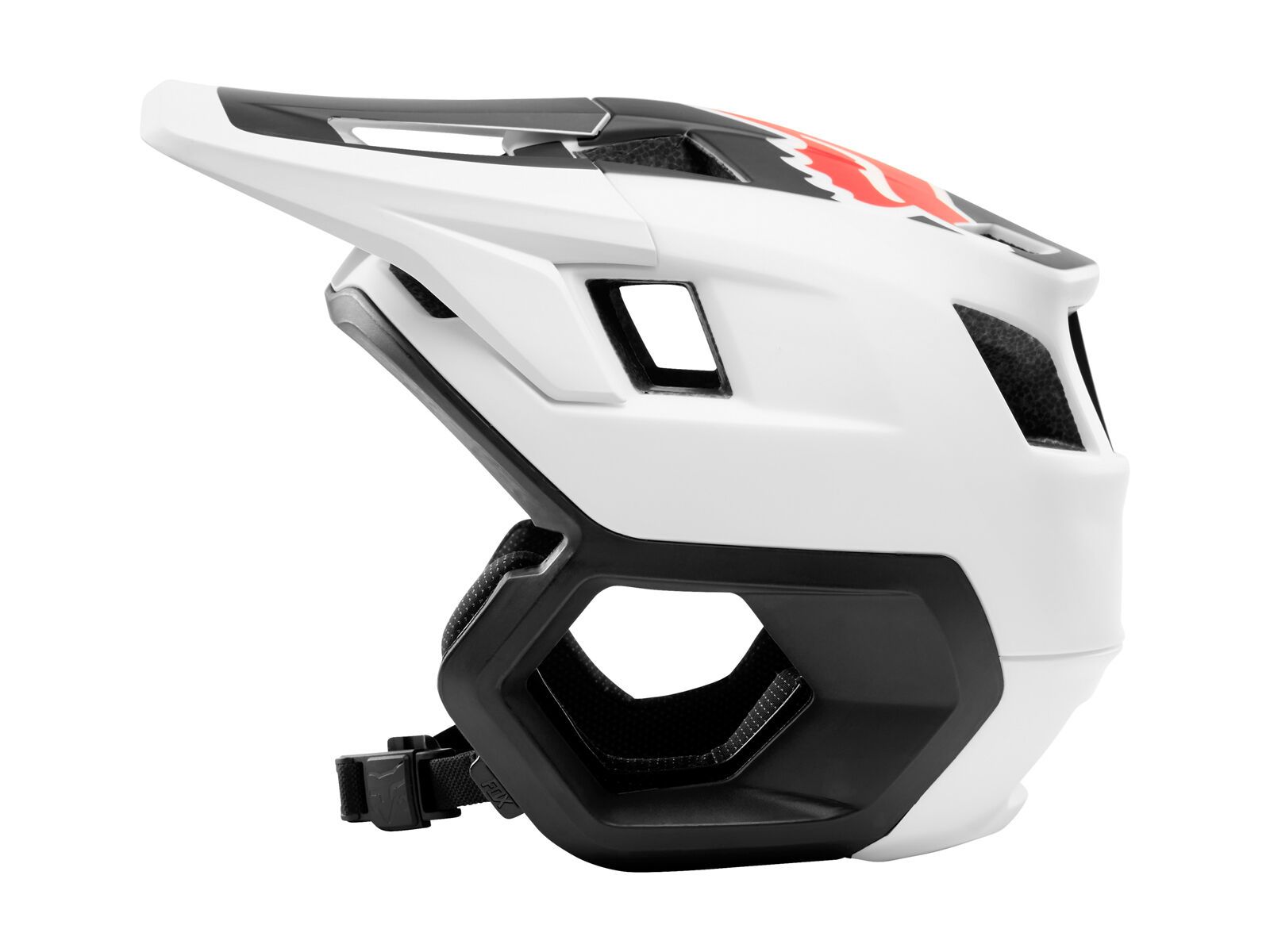 Fox Dropframe Helmet, white/black - Bild 2
