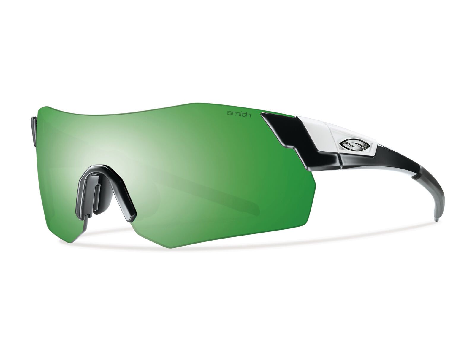 Smith Pivlock Arena Max, shiny black/green mirror - Bild 1