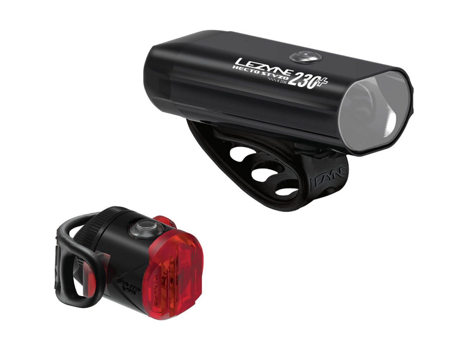 Lezyne Hecto StVZO 230+ / Femto USB-C StVZO Rear Set, black - Bild 1