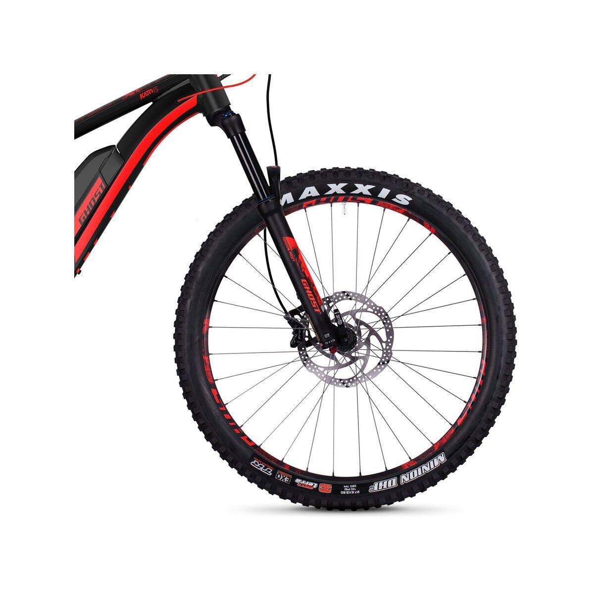 Ghost Hybride Kato FS S4.7+ AL, night black/neon red - Bild 2