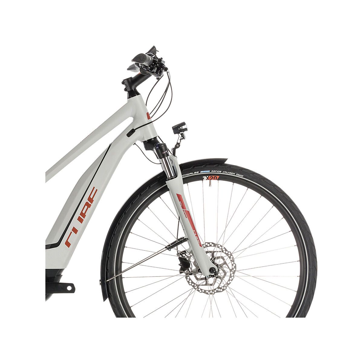 Cube Touring Hybrid 400 Trapeze, grey´n´orange - Bild 6