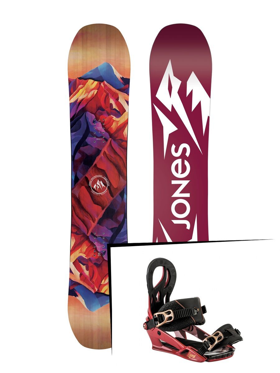 Set: Jones Twin Sister 2019 + Nitro Lynx royal red - Bild 1