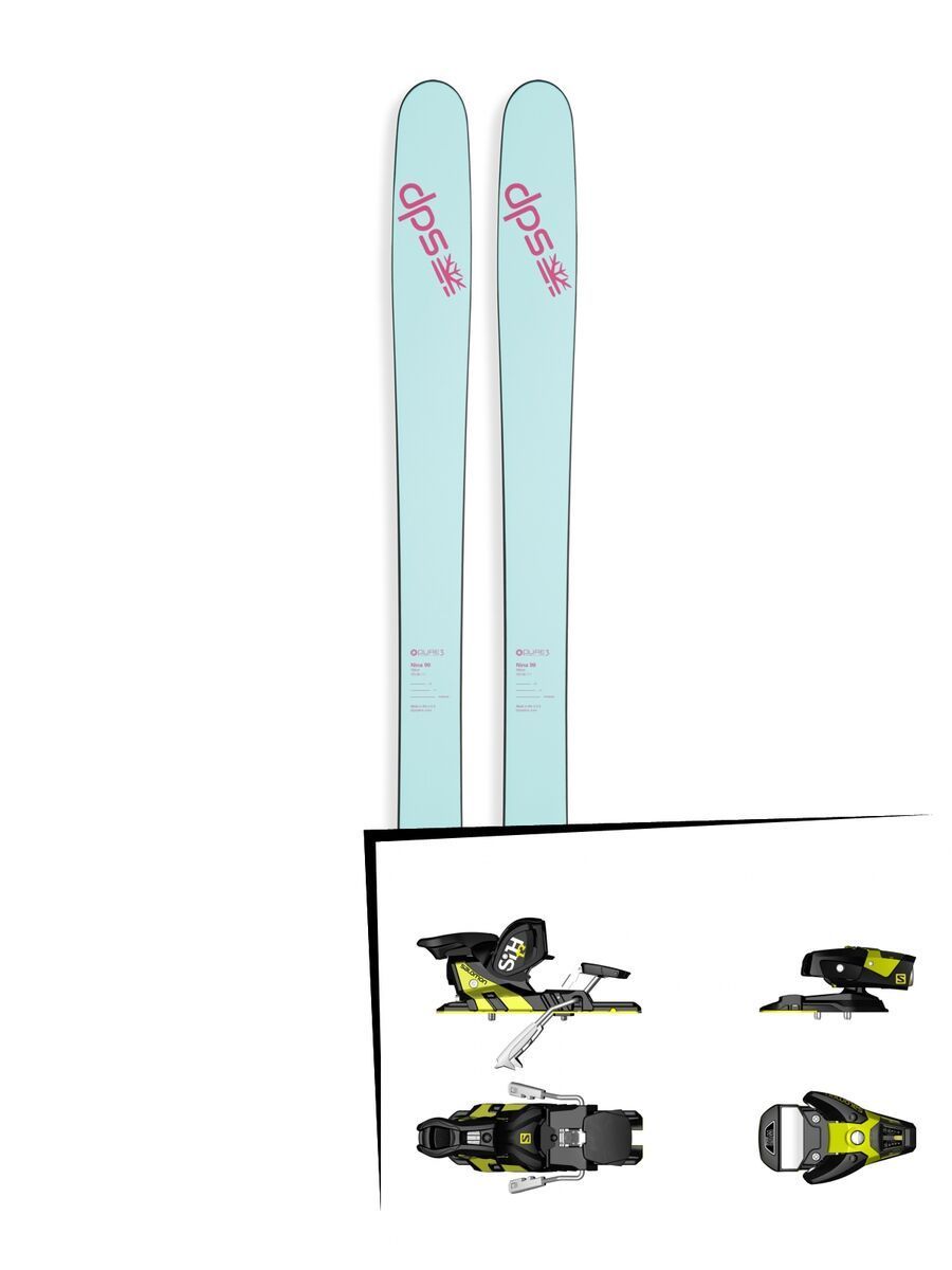 DPS Skis Set: Nina 99 Pure3 2016 + Salomon STH2 WTR 13 - Bild 1