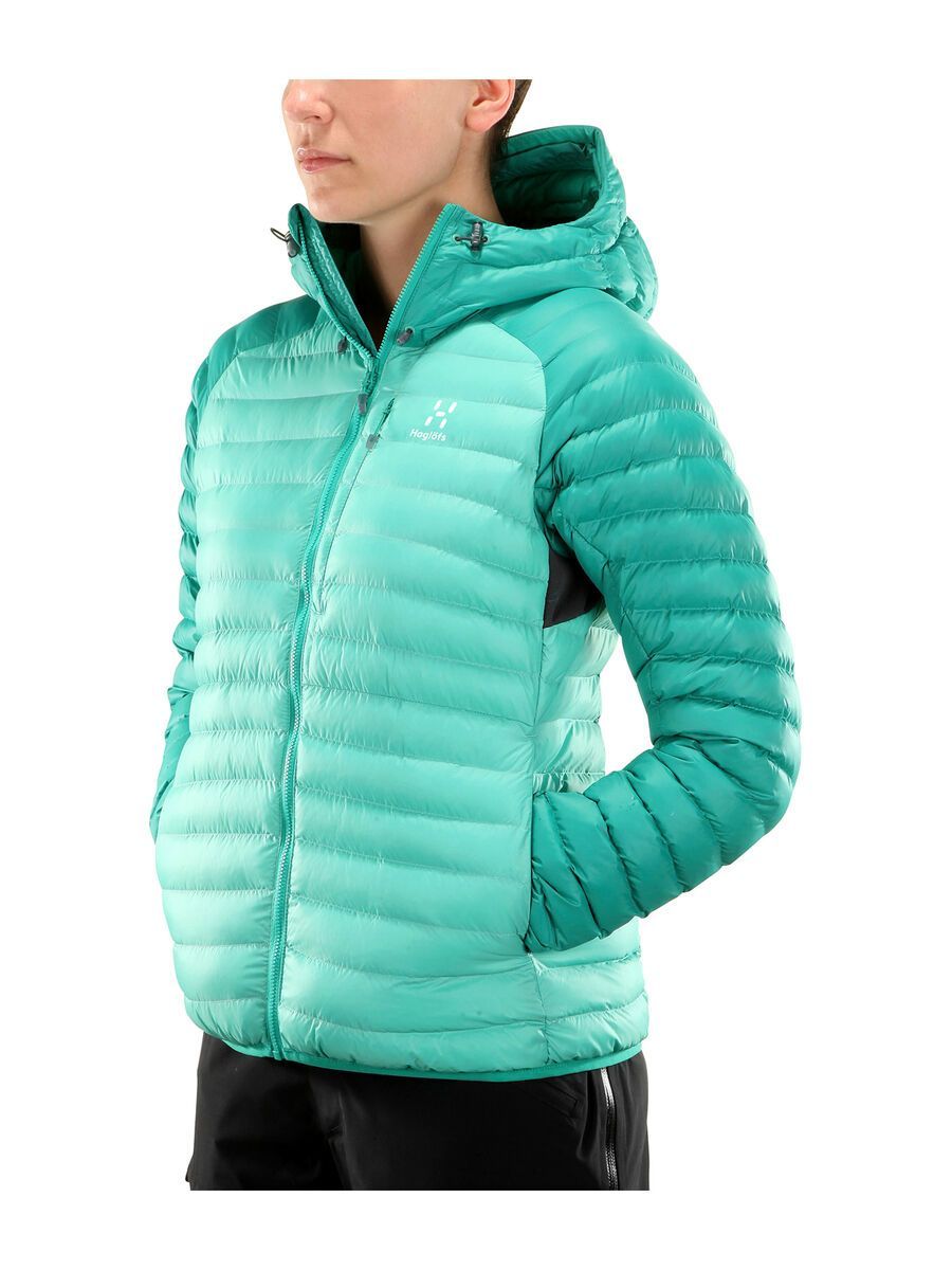Haglöfs Essens Mimic Hood Women, jade/crystal lake - Bild 4