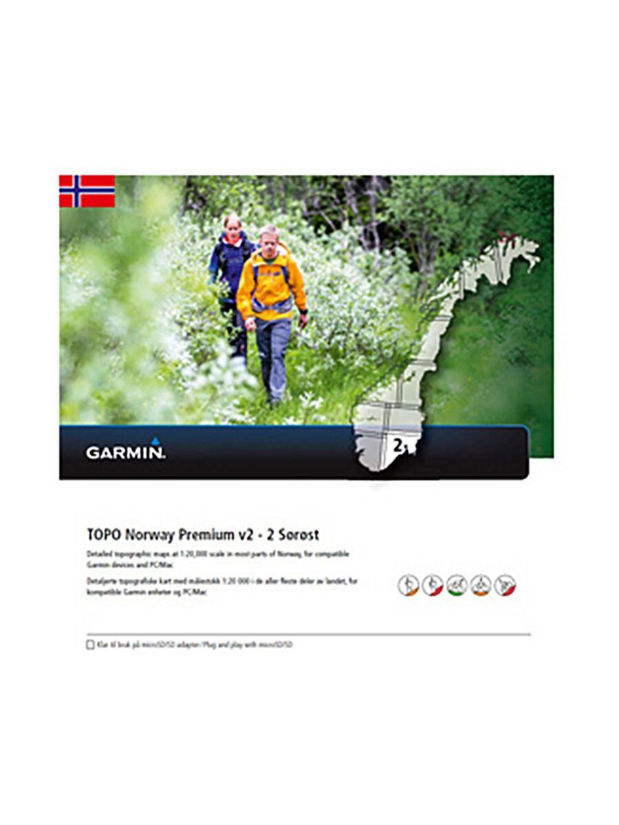 Garmin Topo Norwegen Premium 2 - Sorost (microSD/SD) - Bild 1