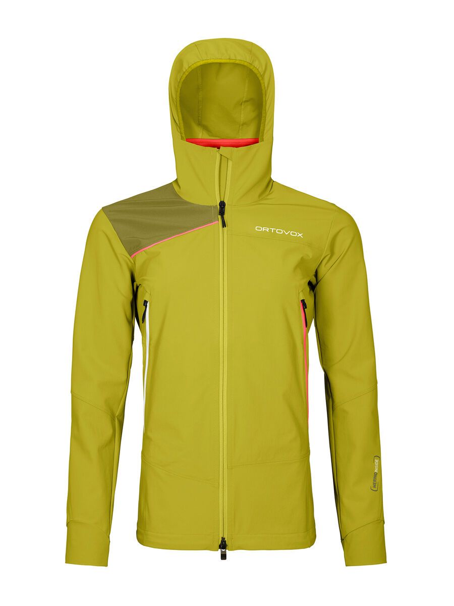 Ortovox Merino Shield Tec Pala Hooded Jacket W, dirty daisy - Bild 1