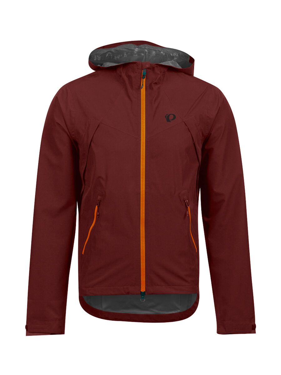 Pearl Izumi Monsoon WxB Hooded Jacket, garnet/lava - Bild 1