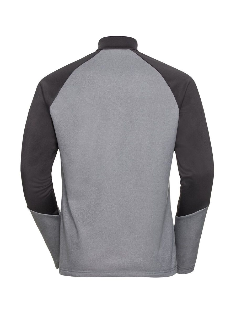 Odlo Men's Planches 1/2 Zip Midlayer, odlo graphite grey/grey melange - Bild 2