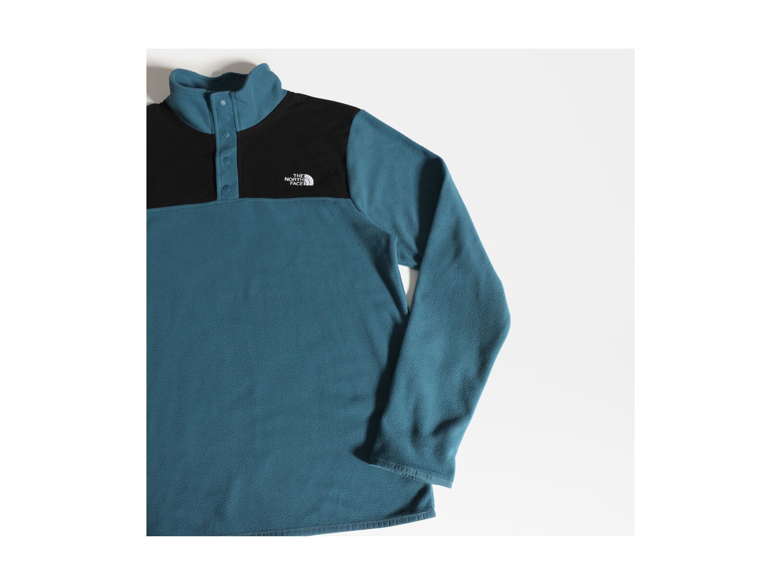 The North Face Men's Tka Glacier Snap-Neck Pullover, mallard blue/tnf black - Bild 3