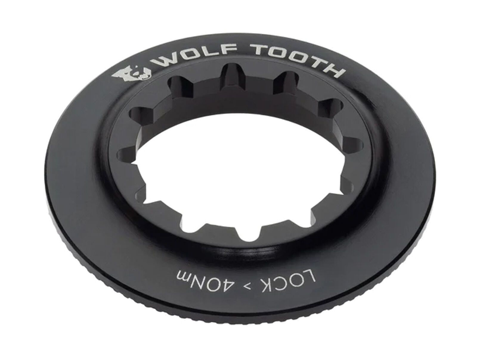Wolf Tooth Centerlock Rotor Lockring - Innenverzahnung, black - Bild 1