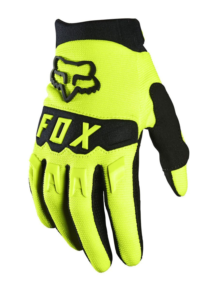 Fox Youth Dirtpaw Glove, flo yellow - Bild 1