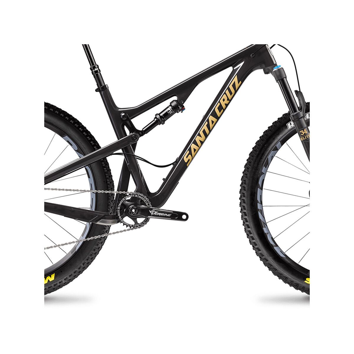Santa Cruz Tallboy C XE 27.5 Plus, gloss carbon and tan - Bild 4