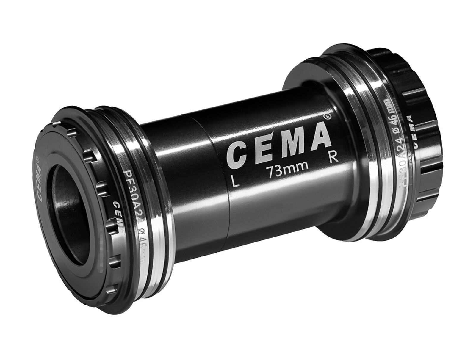 CEMA PF30A Interlock Shimano - Edelstahl, black - Bild 1