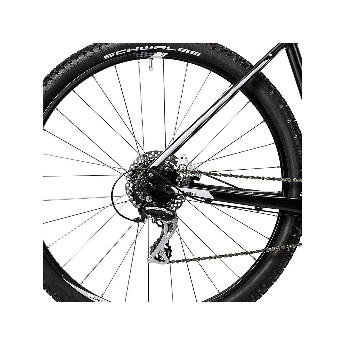 Cube Aim SL 27.5, black´n´white - Bild 4