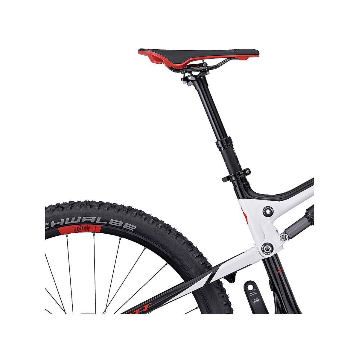 Scott Genius 720, black/white/red - Bild 5
