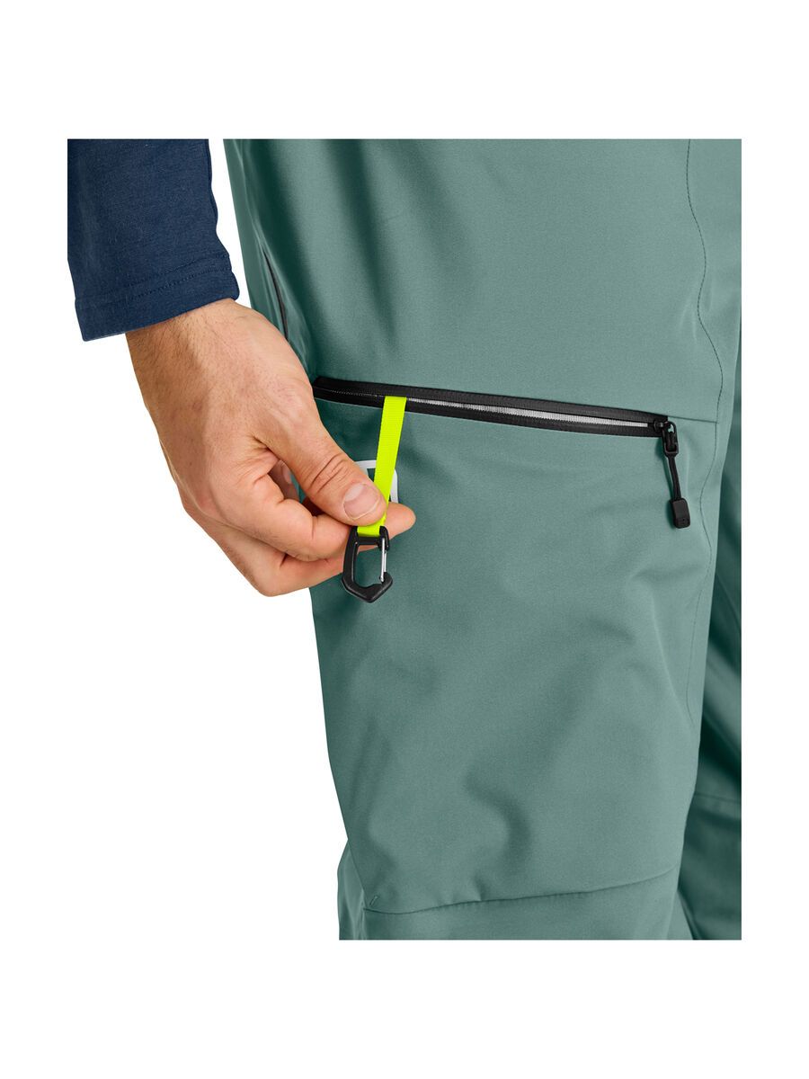 Ortovox 3L Deep Shell Bib Pants M, arctic grey - Bild 4