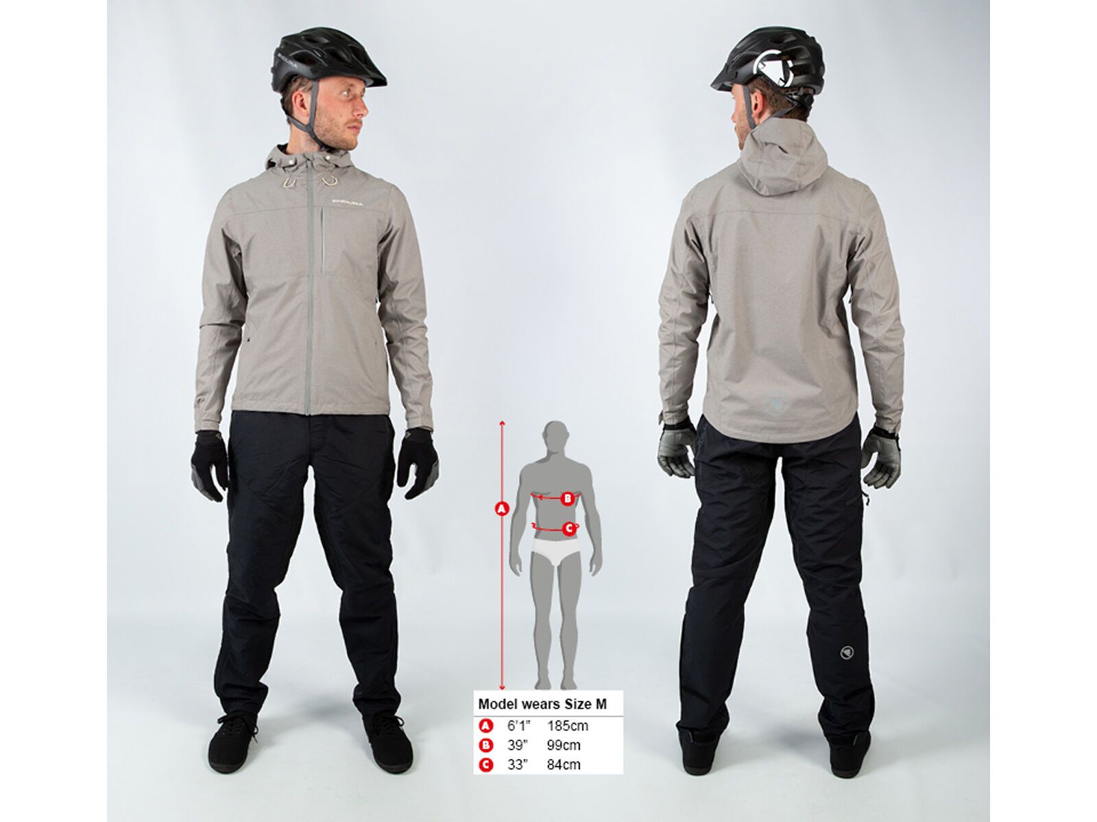 Endura Hummvee Wasserdichte Kapuzenjacke, bottlegrün - Bild 10